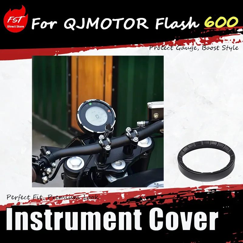 

Декоративная накладка на приборную панель QJMOTOR Flash 600, алюминиевая защитная накладка на часы, модифицированная деталь.