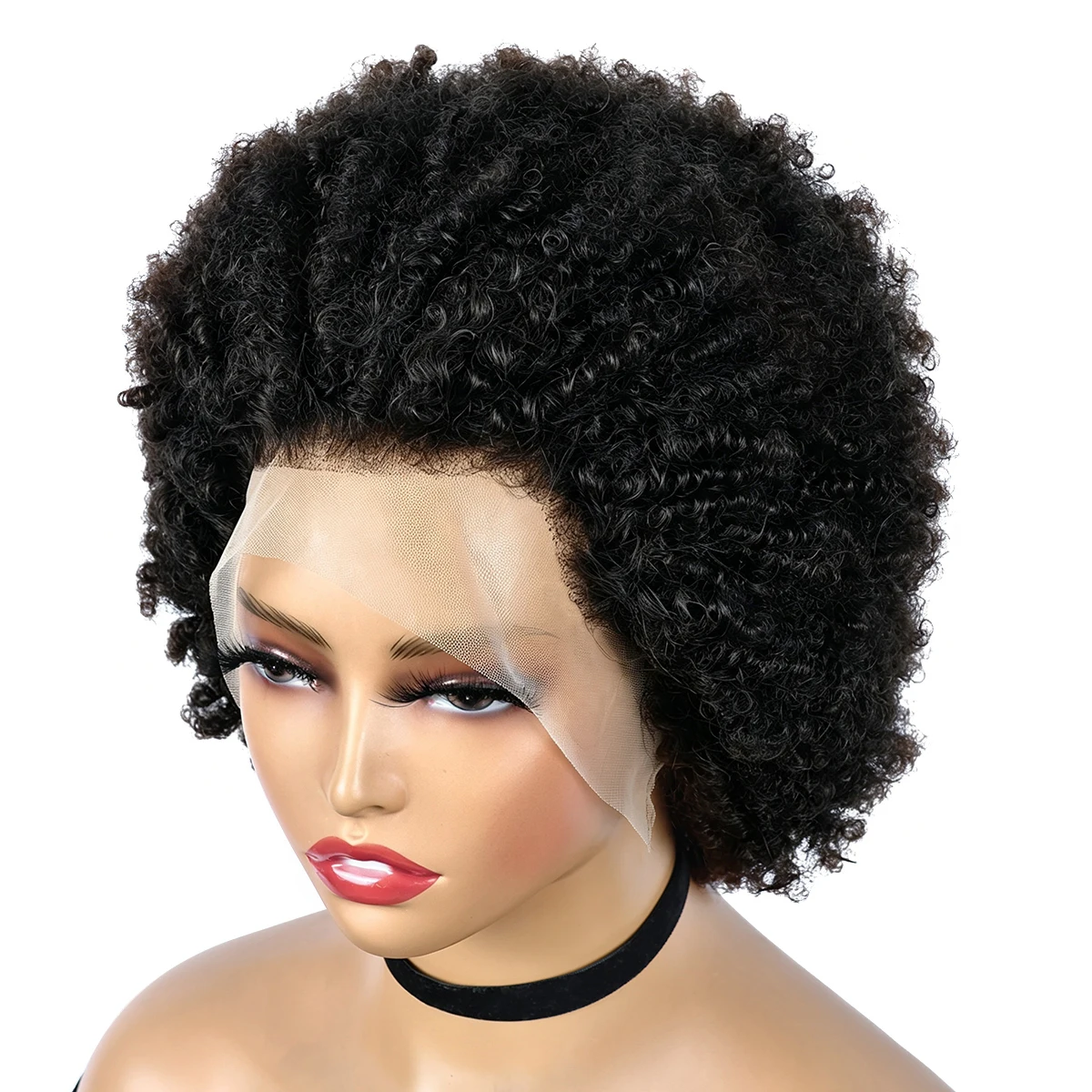 Miss Rola Afro kinky Curly Wigs Brazilian Brown 13x4 Lace Front Human Hair Wigs Remy Natural Afro Kinky Lace Frontal Wigs 250%