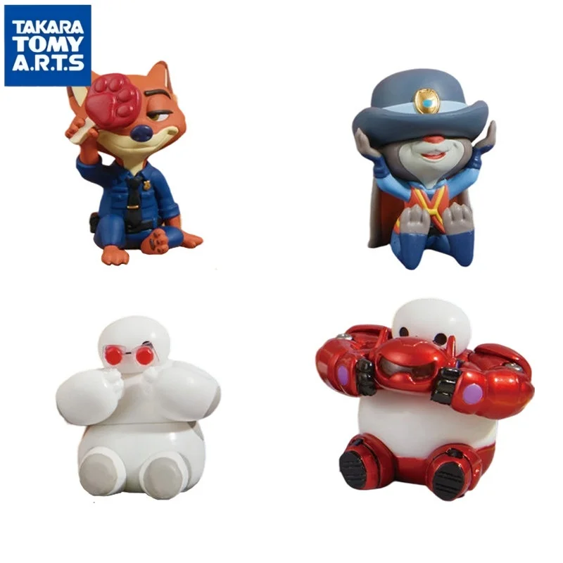 Takara Tomy Disney Hide And Seek Gashapon Collectible Figurine Judy Hopps Cartoon Desktop Decoration For Adult Collection