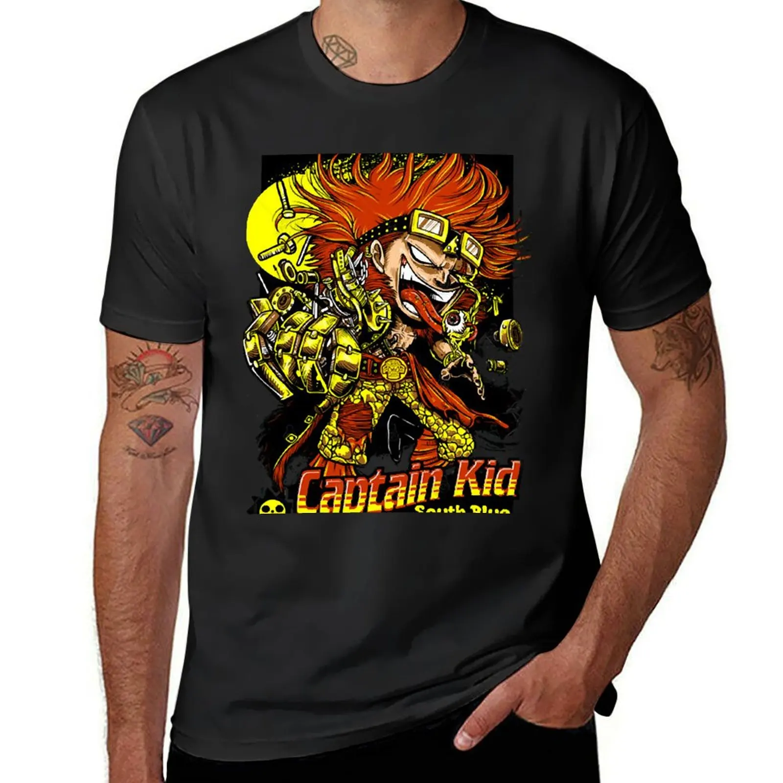 

Captain Red Head T-shirt sublime blacks Men's clothing