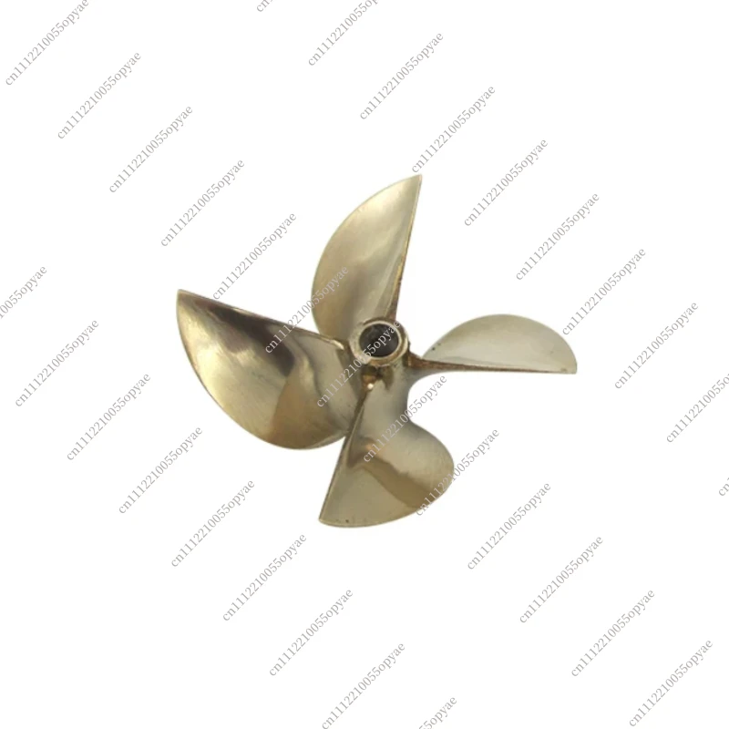 

Four Blade Copper Propeller for Gas Boat 67mm Diameter 6.35mm Shaft 1.7 Pitch, Left & Right Hand Rotation 6717 Marine Prop