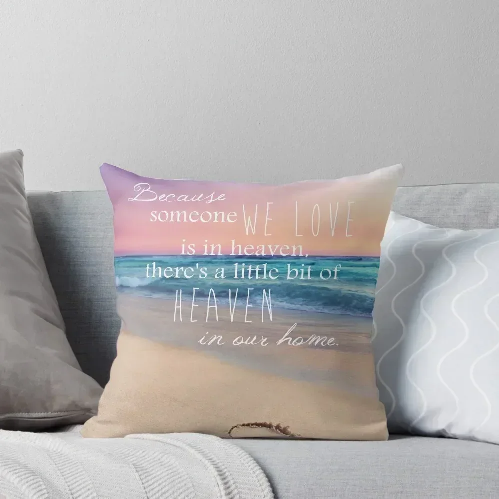 

A Little Piece Of Heaven Throw Pillow Cushion Cover Set Pillow Cases Decorative Couch Cushions pillow