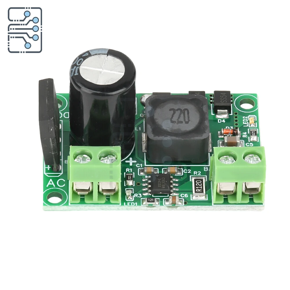 12V lead-acid battery charging module Three-stage charging CN3768 charging module Constant current charging AC 12-20V/DC 15-30V