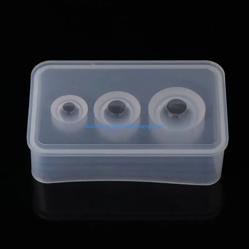 573B 3D Sphere Silicone Resin Molds Clear Silicone Ball Mold Pendant Casting Mold DIY