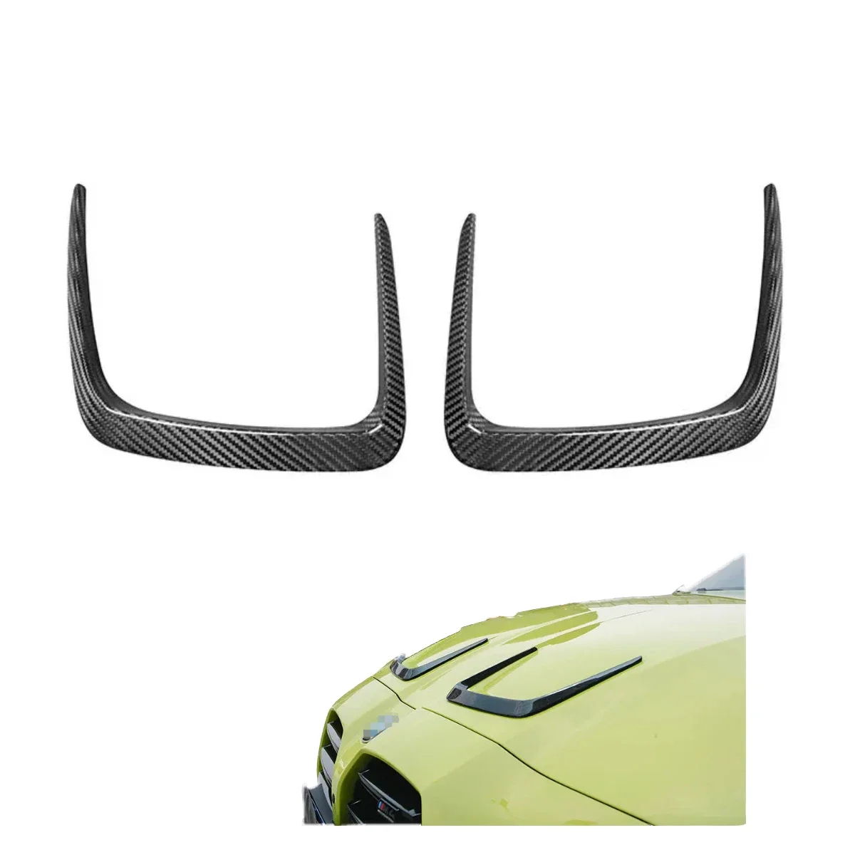 

High Quality Carbon Fiber Engine Cover Hood Vents for Bmw M3 G80 M4 G82 G83 Competition