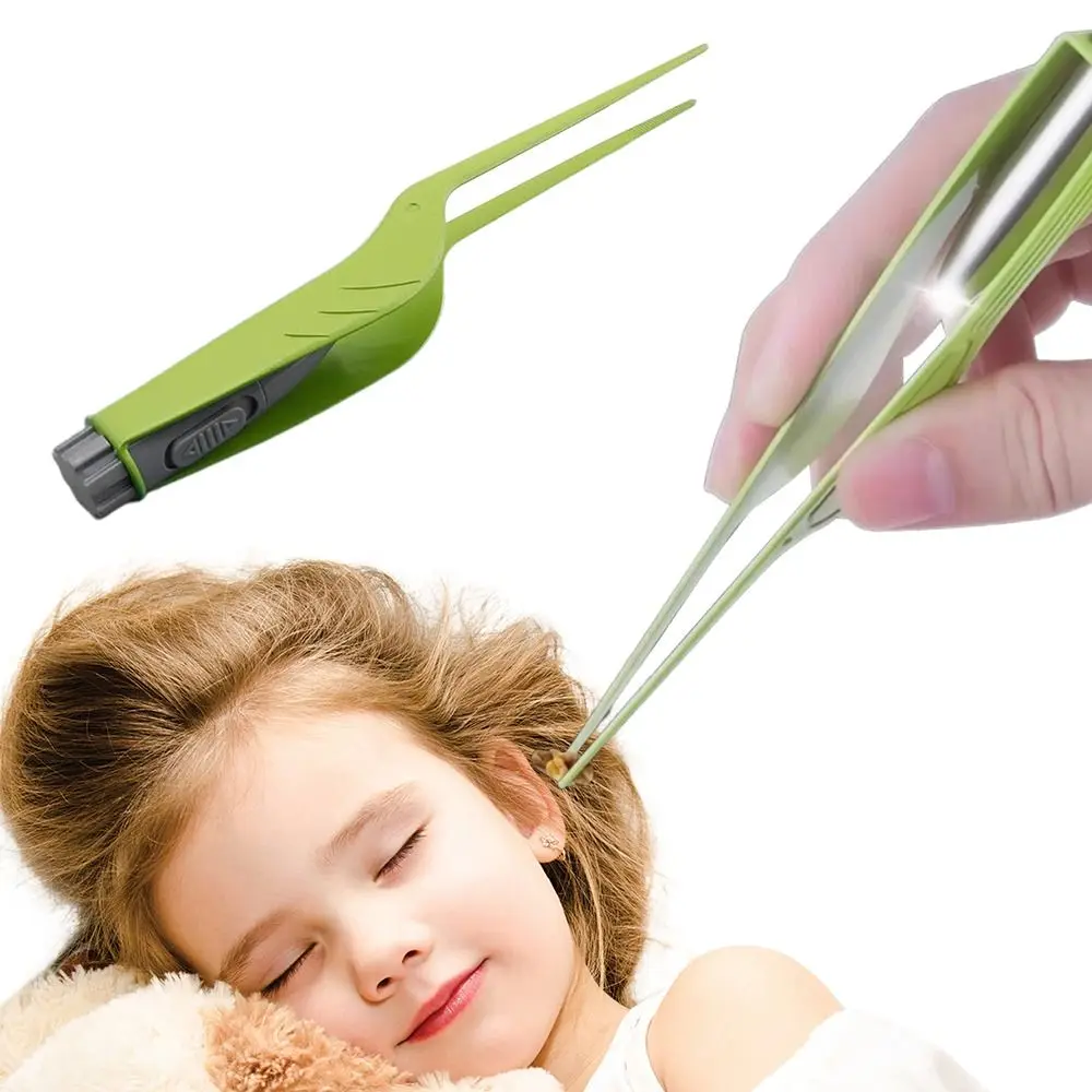 

New Visual Ear Pick with Light Luminous Ear Care Ear Cleaner Ear Clip Special Ear Clip Set Ear Cleaning Artifact Adult Children
