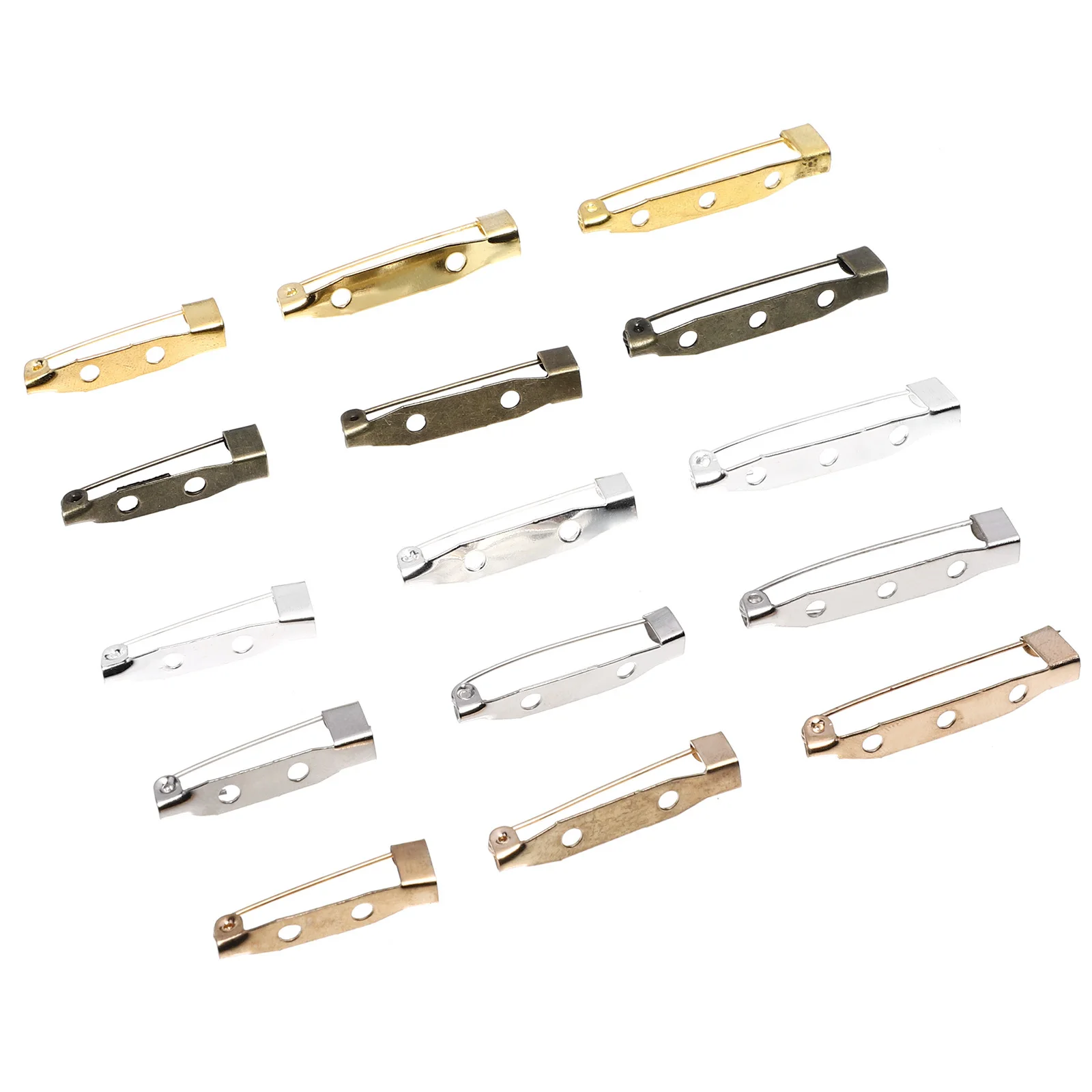 

150Pcs Stylish Metal Brooch Clothing Tighten Clip Wedding Party Decorative Pin Shirts Fasten Clasp Shirts Tighten Pin