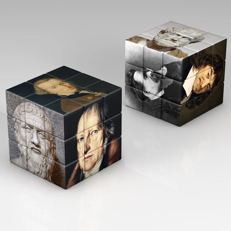 3x3x3 Magic Puzzle Cube Scientist Philosopher Musician Speed Cubo Children\'s Gifts Educational Fidget Cube Toys For Kids