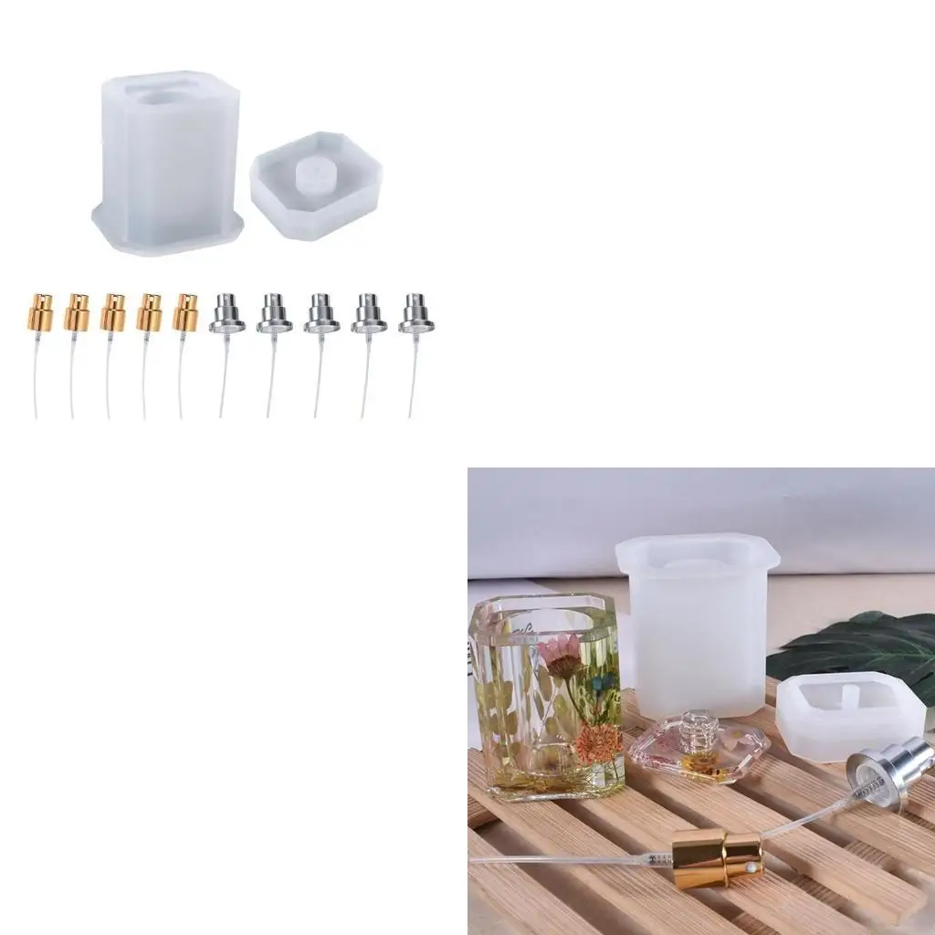 195C DIY Resin Casting Bottle Mould for Perfume Home Decor for Creative Birthday Pres