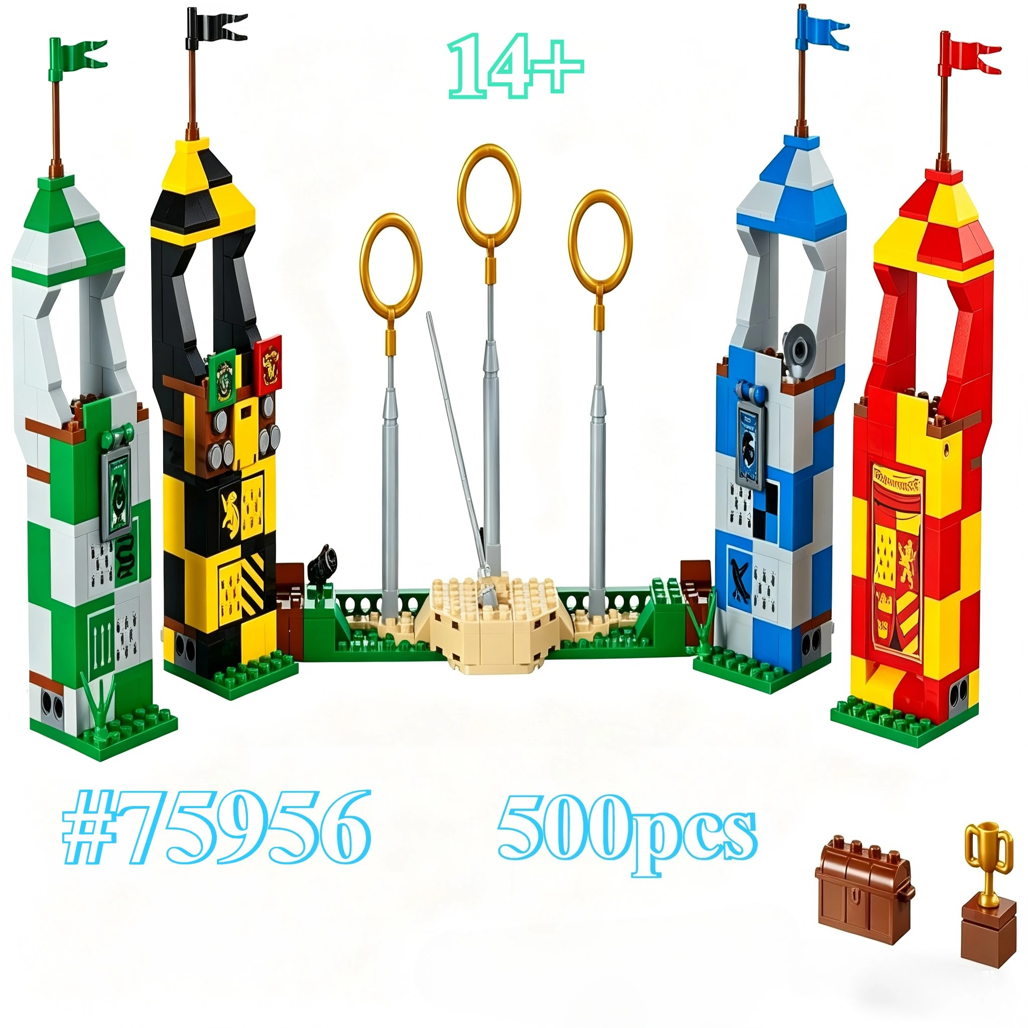 

Magic Fun Ball Game 75956 Building Blocks Sets Suitable for Birthday Gifts Compatible with Legoed Particles ，500pcs.