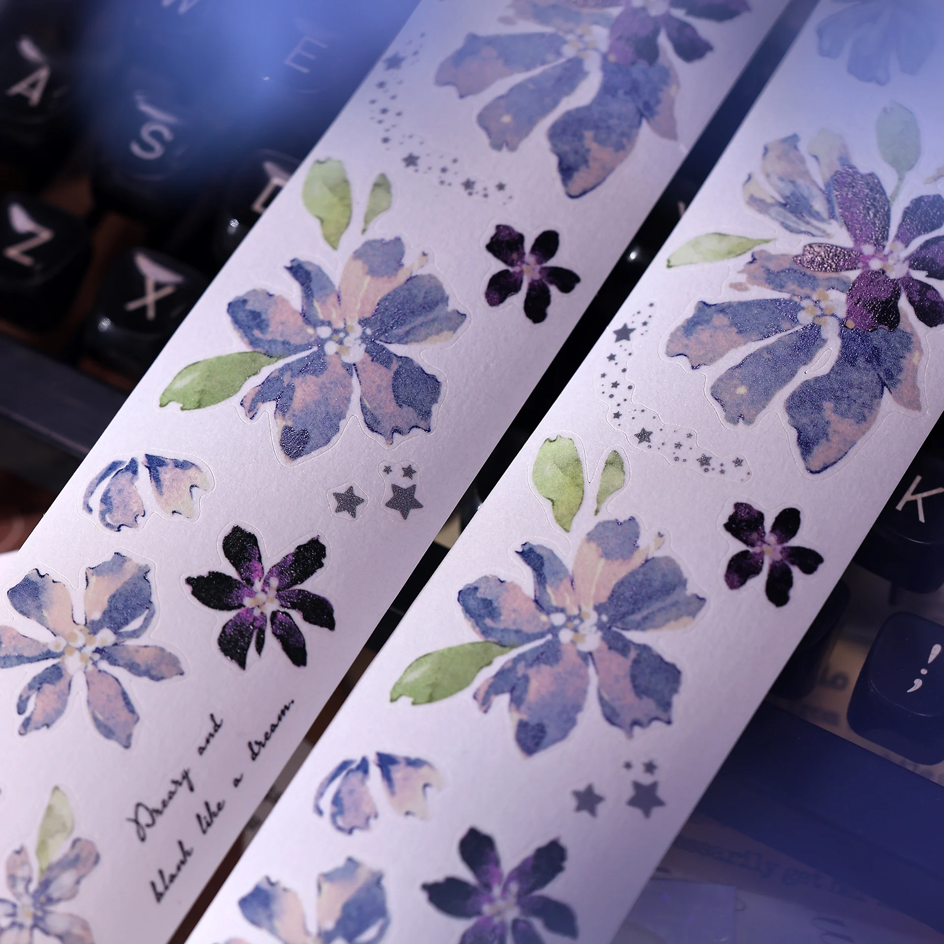 45 مللي متر * 6 متر خمر حلم زهرة المشهد PET الشريط الإبداعية DIY مجلة المواد الكولاج سجل القصاصات القرطاسية