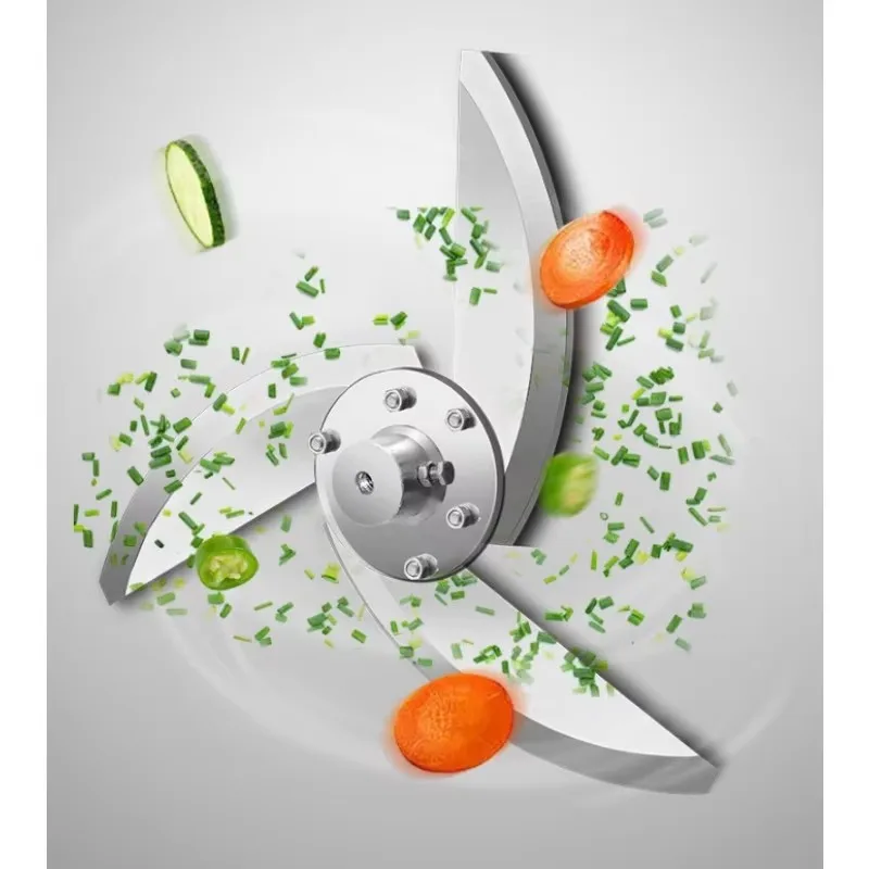 Vegetable slicer mixer+belt on vegetable slicer