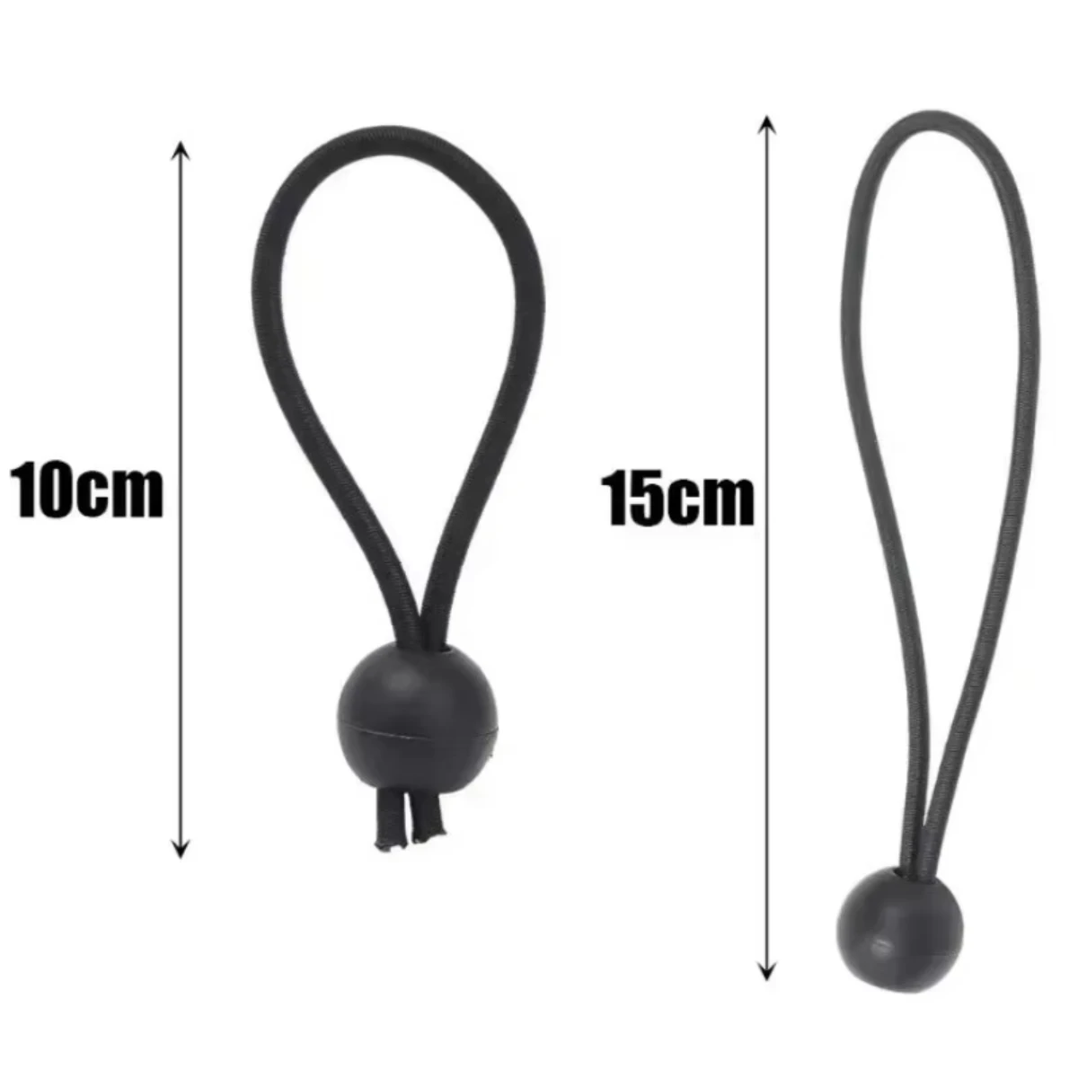 Outdoor Elastic Ball Rope Bungee Cords Portable Tent Fixing Tarpaulin Awning Canopy Heavy Duty Tarp Tie Down for Shelter Cargo view 6