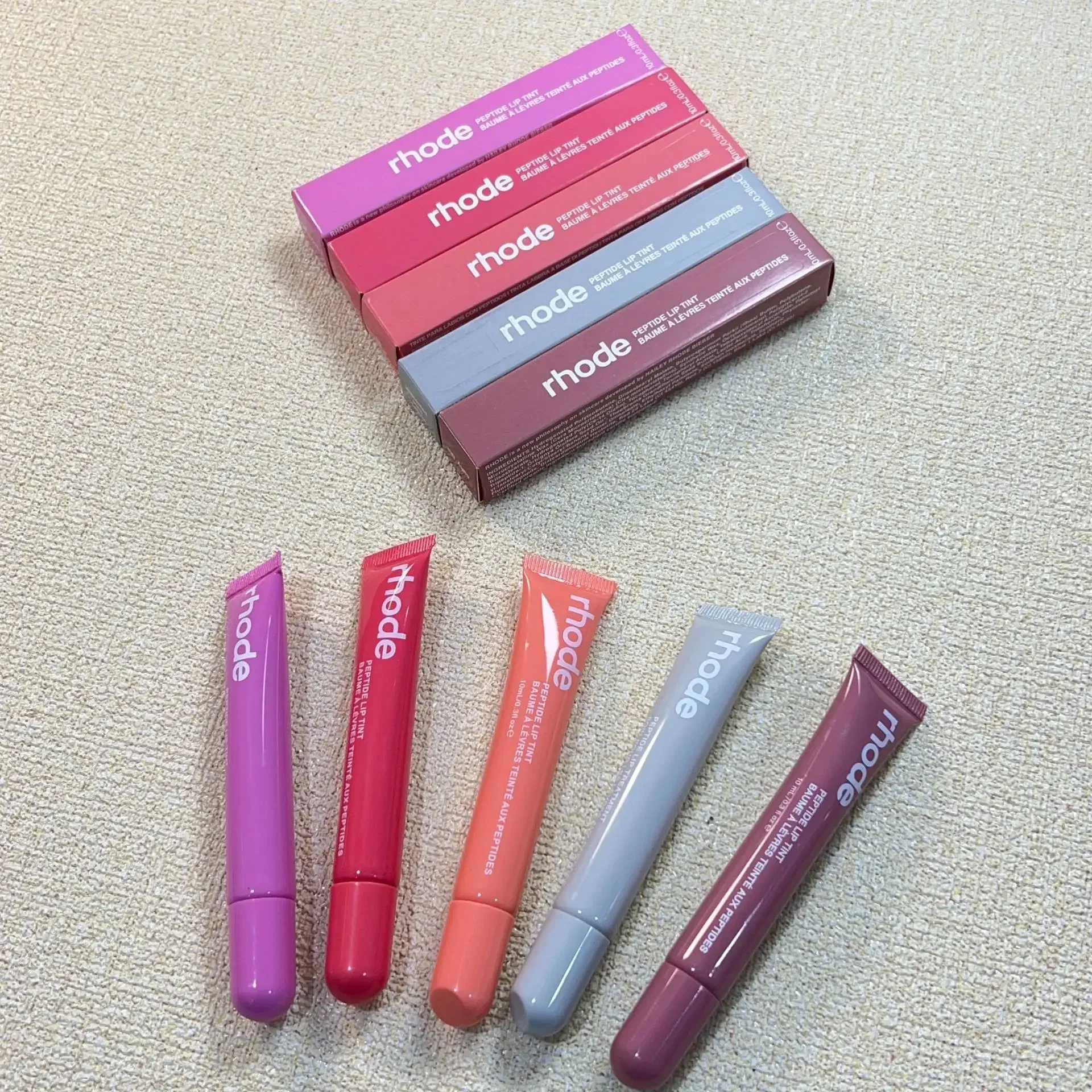 Rhode Skin Spring Lipgloss, Lippenbalsam, glättender Lippenstift, reduziert Lippenfältchen, langanhaltende Pflege, tägliche Pflege für Frauen, Feuchtigkeitsspendendes Produkt, Rouge, Mädchen-Make-up. – Detail 14