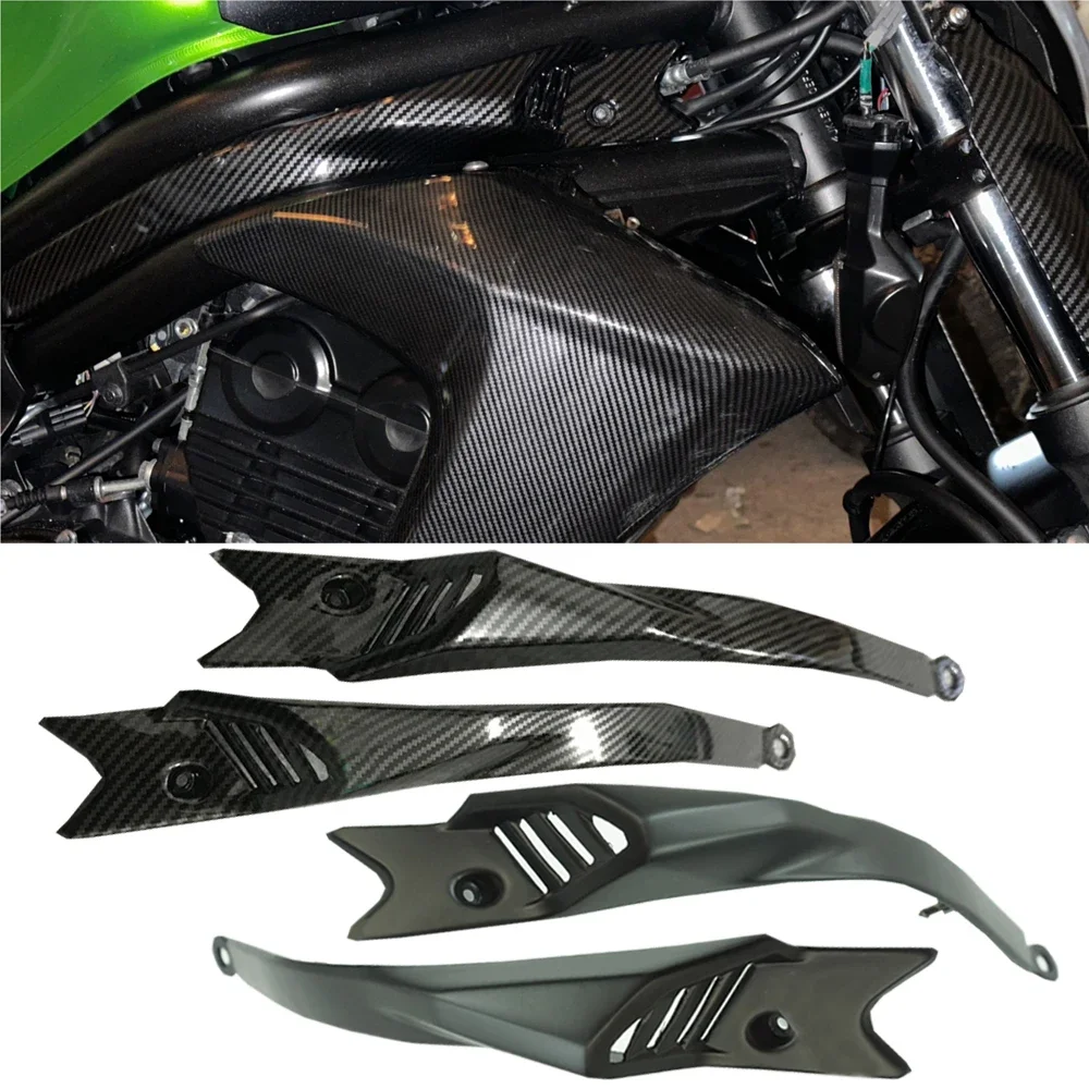 

Motorcycle Parts For Kawasaki ER6N Tank Side Cover Panel Frame Gas Fairing Guard Protector Carbon ER-6N 2012 2013 2014 2015 2016