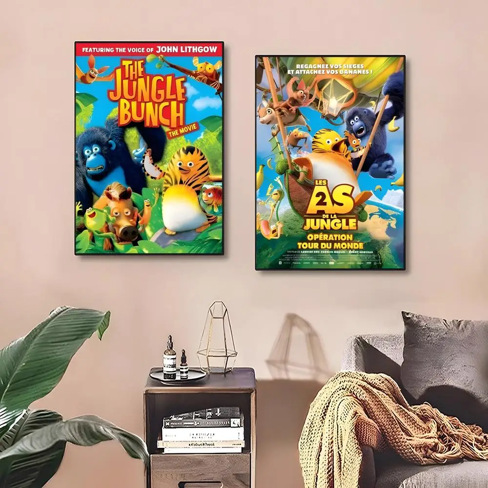 The Jungle Bunch Comedy Adventure Painting Calligraphy Poster ‌decor Canvas Modern living room