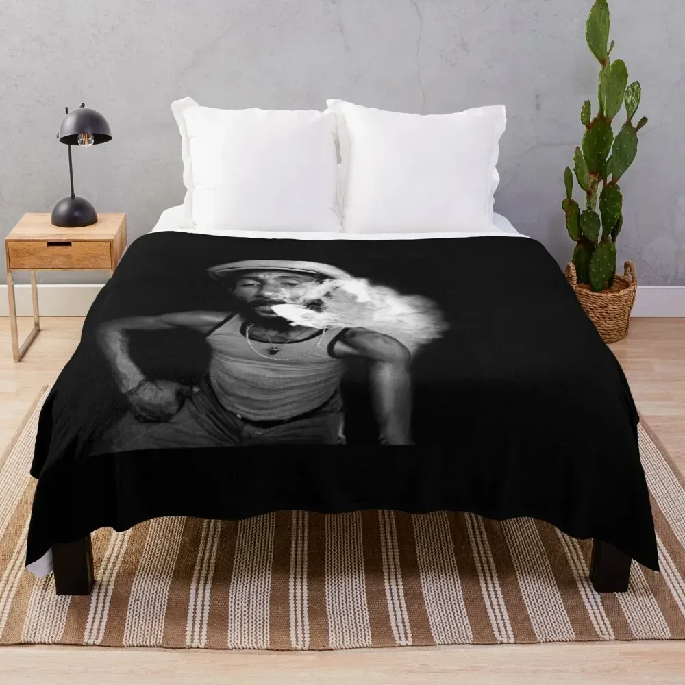

Lee Scratch Perry T-Shirt Throw Blanket Machine Washable Soft Warm Blanket