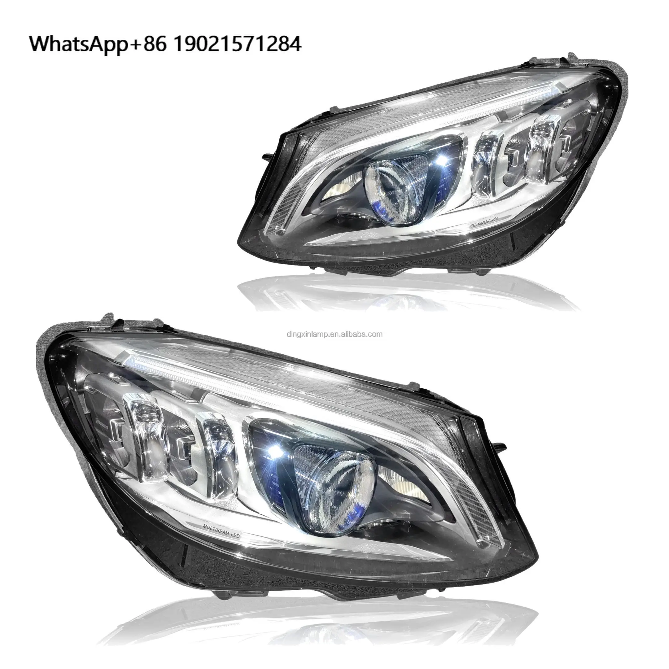 

For Mercedes Benz Automotive Lighting System Car Headlight 205 Car Lights Led Headlight Factory Direct Sales