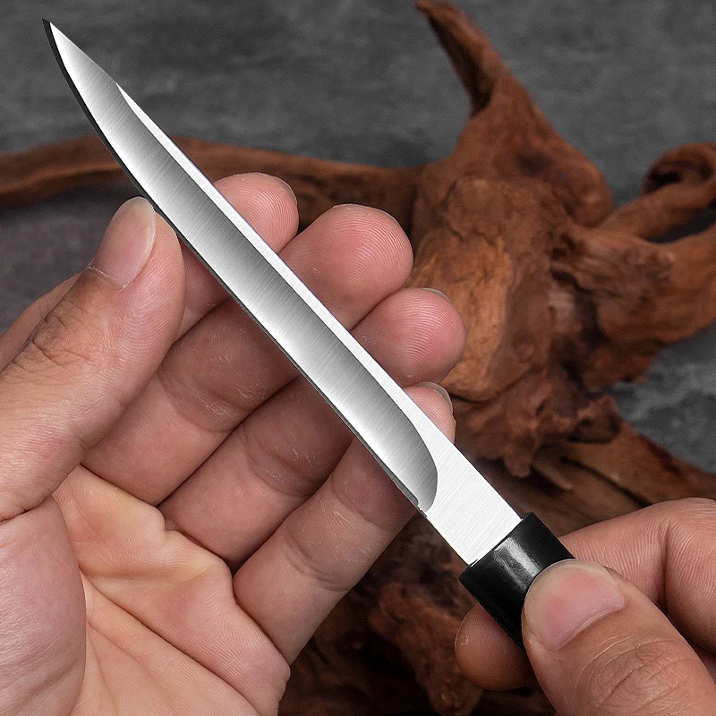 1pc Portable EDC Pocket Knife Stainless Steel Sharp Fruit Knife Kitchen Steak Knife Barbecue Knife - view 4
