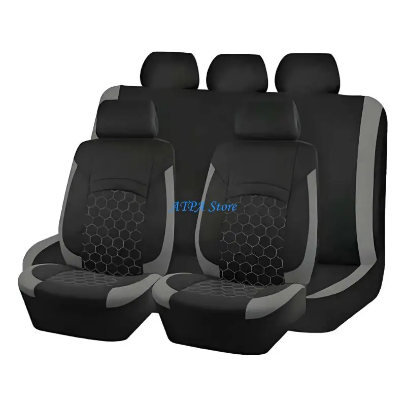 U13C Quick And Easy Installation Universal Fit Car Covers With Stylish Football Hexagonal Design For Automotive Enthusiasts