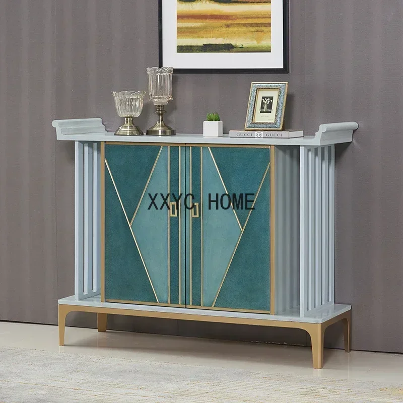 

Итальянский светильник для прихожей, роскошный обеденный боковой шкаф для сувениров, модель комнаты, дизайн от двери до двери, настенный шкаф для гостиной