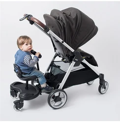 universal buggy board for baby stroller standing with seat wheeled board baby pram attachment