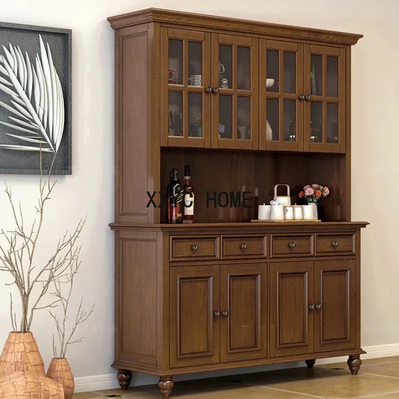 Wooden Luxury Kitchen Cabinets Sideboard Credenza Storage Locker Nordic Exquisite Muebles De Cocina Home Furniture