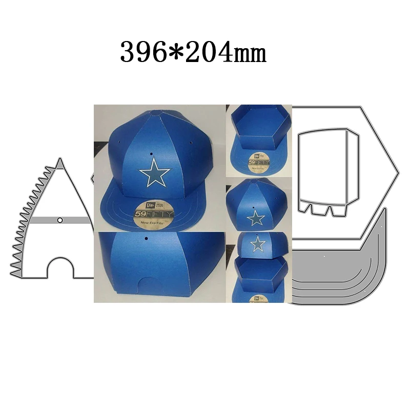 Nowe metalowe matryce do wycinania w pudełku na kapelusze do scrapbookingu tworzenie kartek wytłaczanie rękodzieło ozdobne bez znaczków
