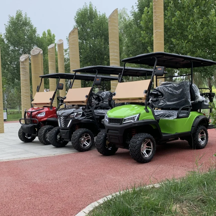 Factory Customization OEM Cheap Price 4 Seater Electric Golf Cart Standard Tested Electric Wholesale And Retail Safety Golf Cart