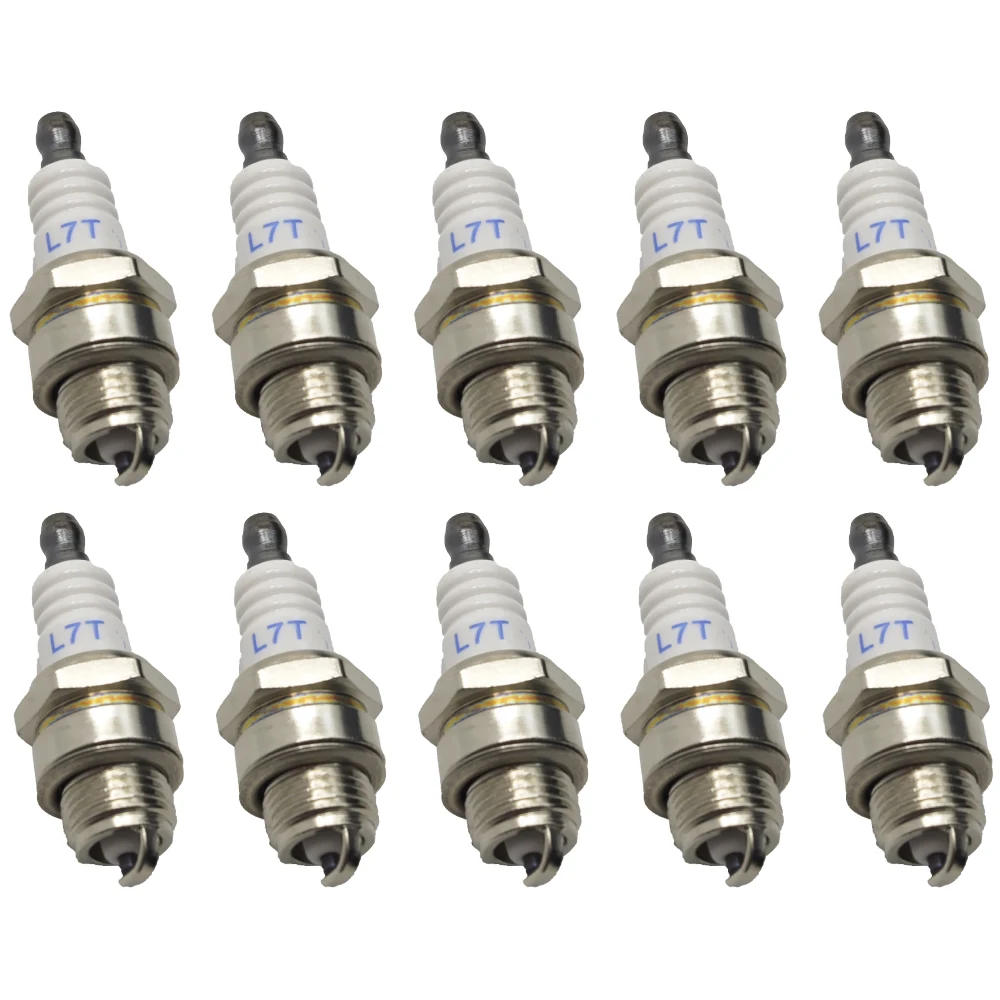 10pcs L7T Spark Plug for MS170 MS180 MS200 MS210 MS230 MS250 MS380 MS390 TS400 TS410 Chainsaw and Brush Cutter