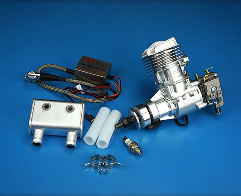 DLE20RA 20cc GAS Engine For RC Airplane Fixed Wing Model Single Stroke two exhaust wind cold hands start after Stroke