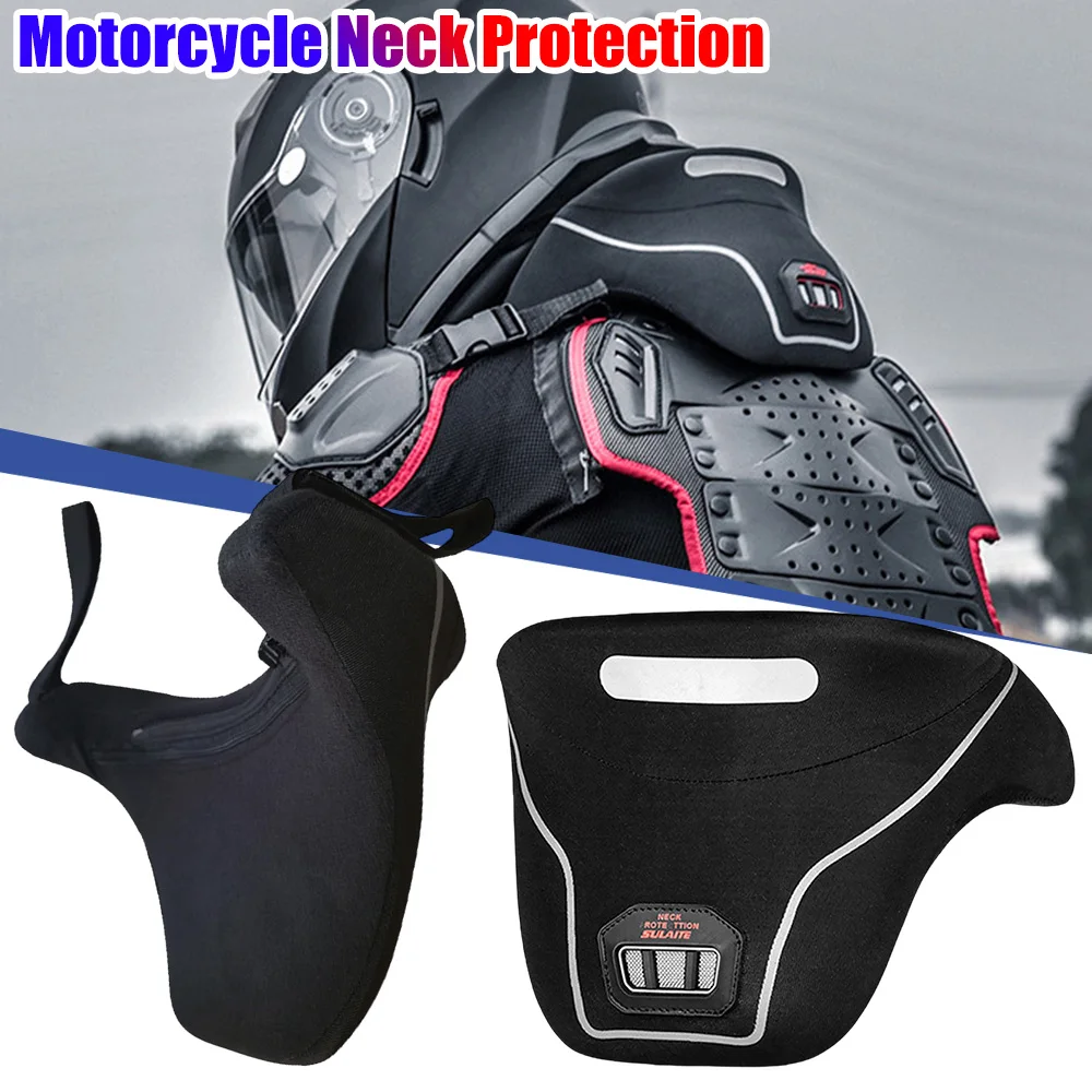 

Motorcycle Neck Protection Anti-Shock Protective Motorcycle Neck Brace Anti-Fatigue Safe Neck Protection Zipper Spine Neck Pad