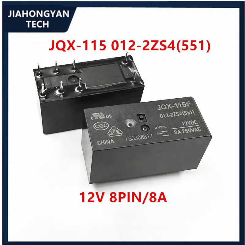 2 buah HF115F JQX-115 0012-2hs4 HF115F hhf115f hhf115f 012-2ZS4 HF115F 024-2ZS4