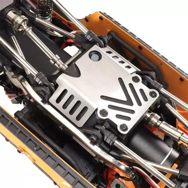 Voor MJX 1/12 H12Y H12Y + H12P Afstandsbediening Auto Upgrade Accessoires Niet-destructieve Installatie 304 Chassis Armor