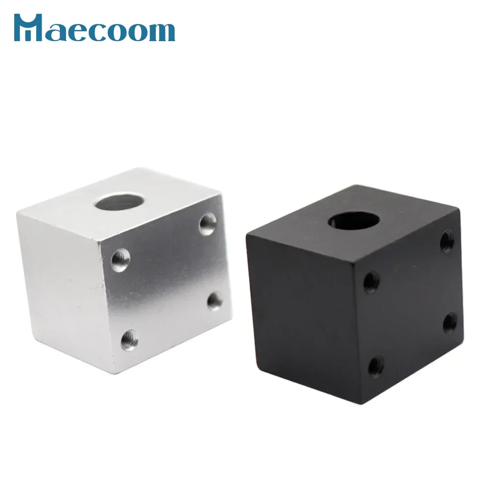 Maecoom T8 Screw Nut Conversion Seat 3D Printers Parts T8 Trapezoidal Nuts Lead Screw Housing Mounting Bracket Aluminum Block