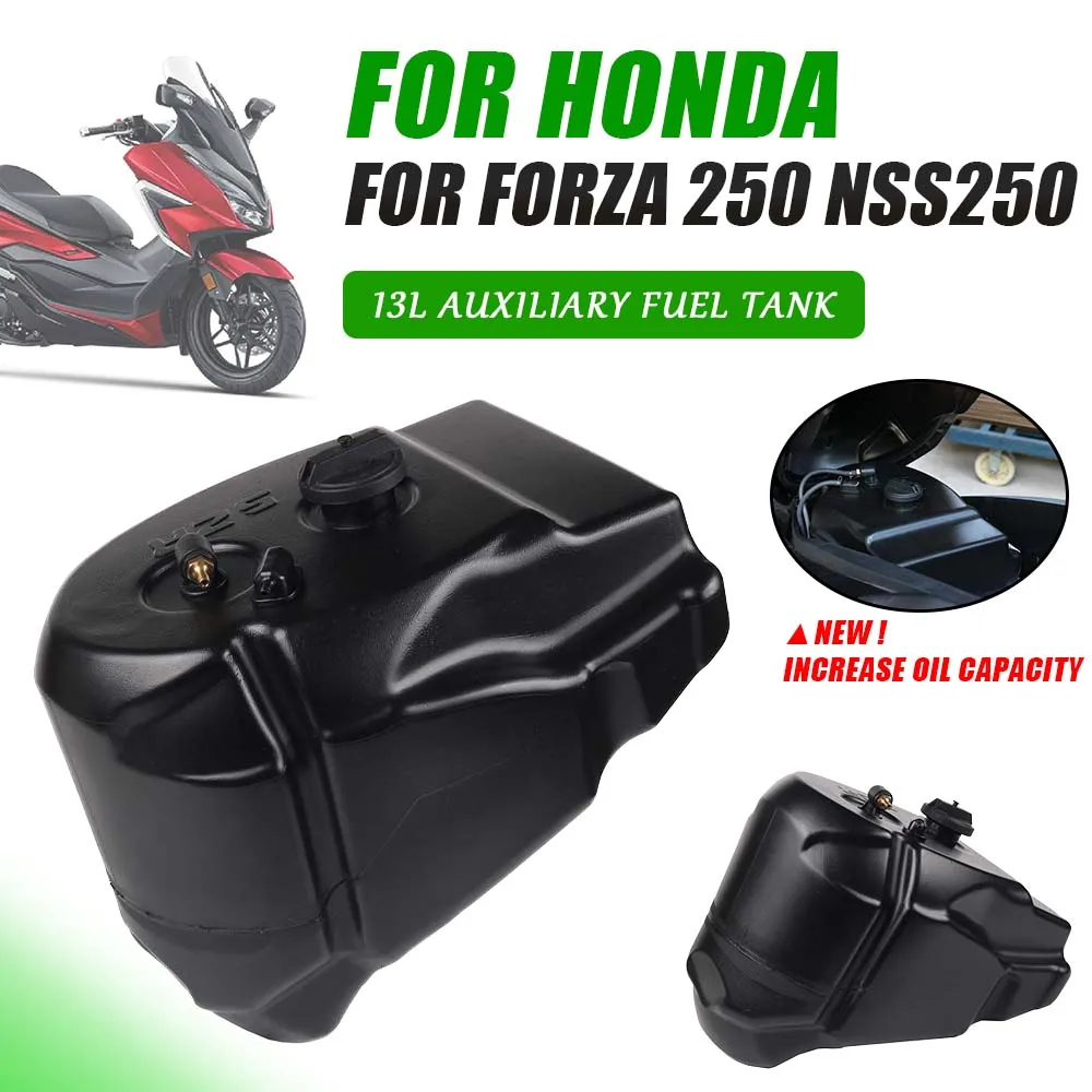 

For Honda Forza 250 Forza250 NSS250 NSS 250 2022 2023 Motorcycle Accessories 13L Auxiliary Gas Petrol Fuel Tank Seat Bucket Tank