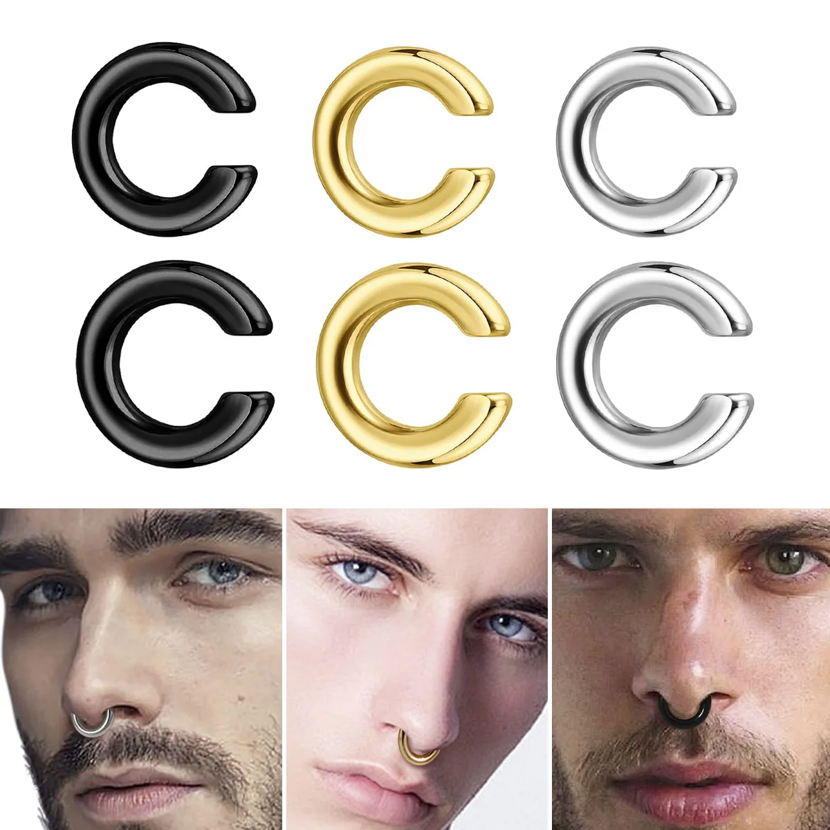 1Pc Exaggerated C-S…