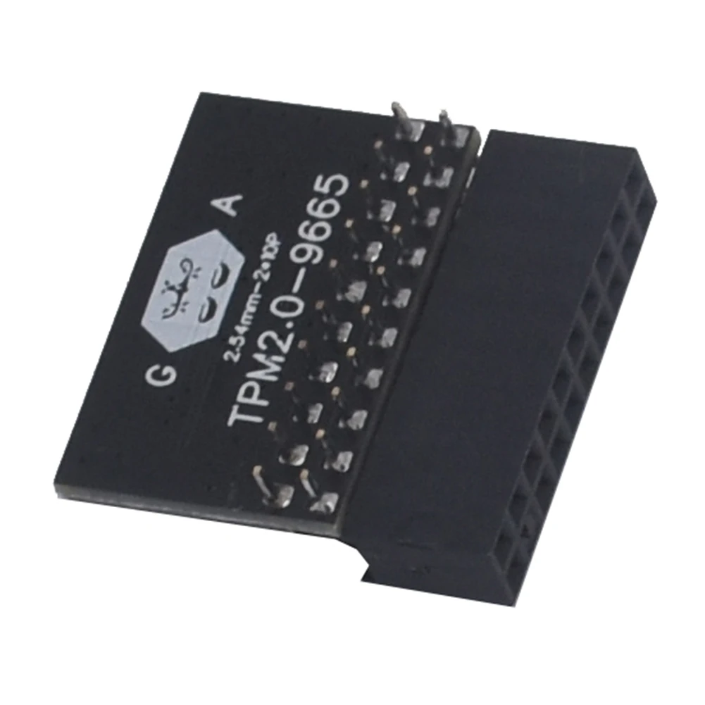 TPM 2.0 Encrypted Security Module Board LPC 20 Pin Mainboard Card TPM2.0 Module for ASUS Gigabyte Motherboard