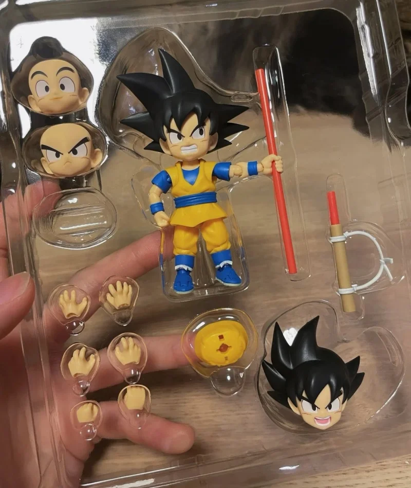 

Bandai Shf Dragon Ball Action Figure - Mobile Figurine Model Mini Sun Goku Collectible Ornament Gift Original In Stock