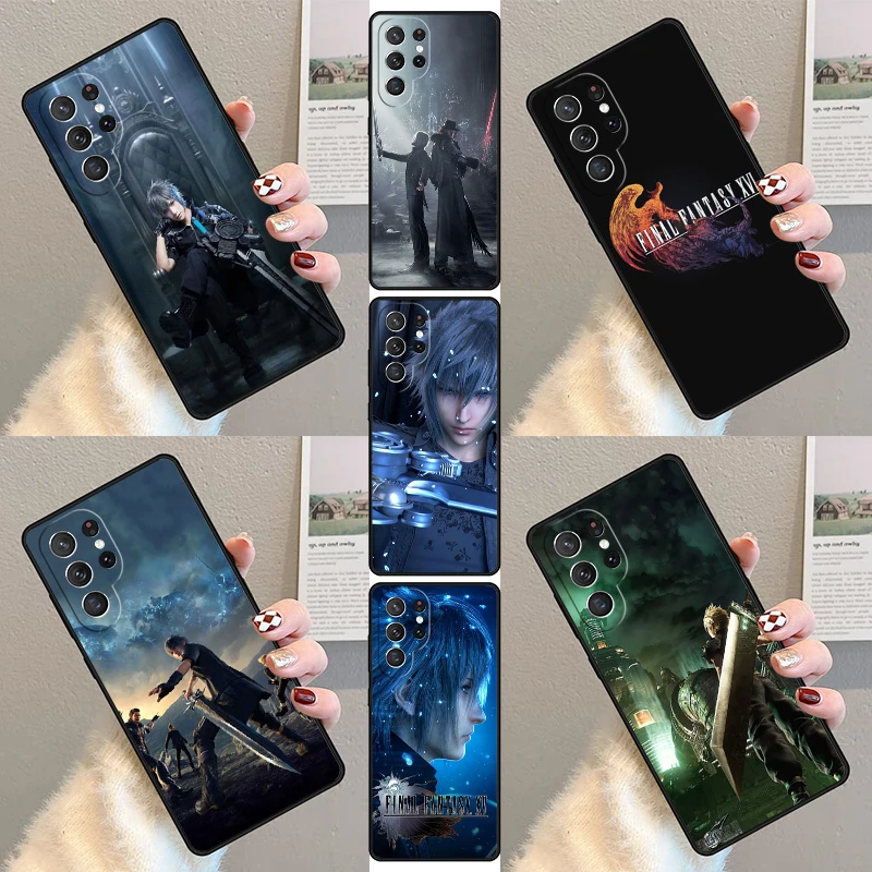 Final fantasy xv ffxv Phone Case For Samsung Galaxy S23 S21 S20 FE S24 S22 Ultra Note20 S10 S9 S8 Plus Silicone Cover