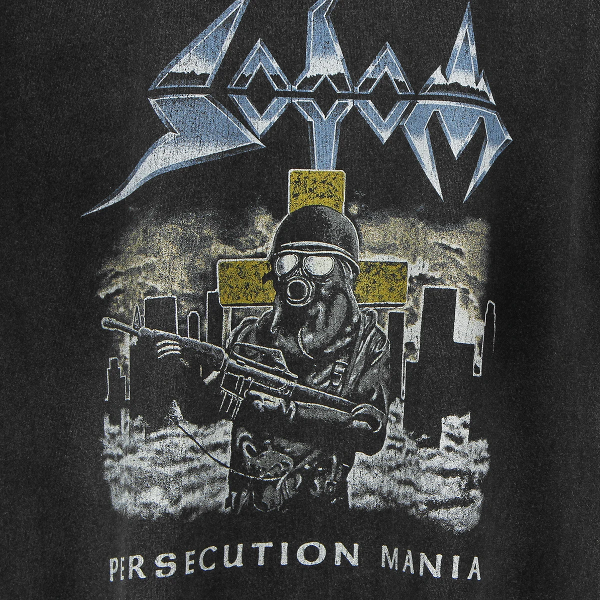 Sodom T-Shirt Persecution Mania German Speed Thrash Metal Kreator Destruction Slayer Men Retro Summer Cotton Tee Shirt