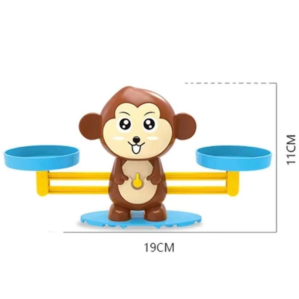 Montessori Math Toy Monkey Balance Baby Montessori Educational Games Number Toy Educational Learning Toys Teaching Material