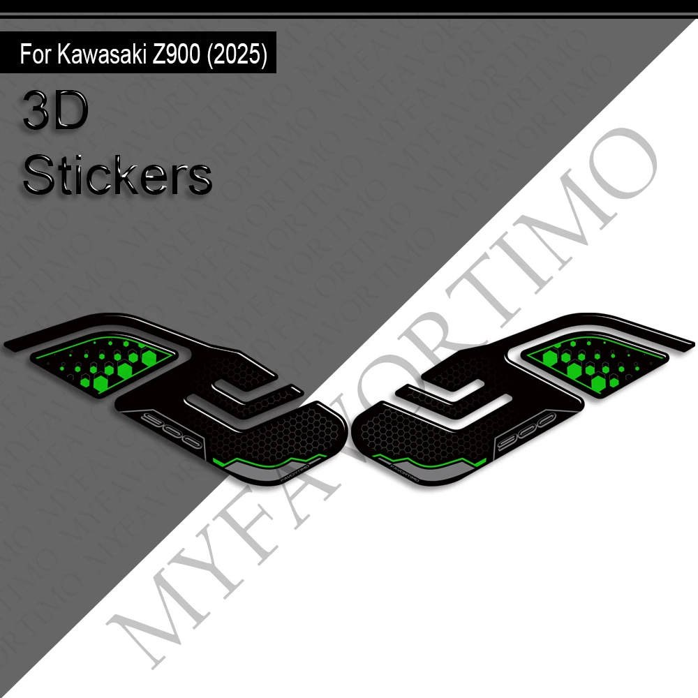 Voor Kawasaki Z900 Z900 SE 2025 2026 Motorfiets Tank Pad Cap Gas Stookolie Kit Kuip Spatbord Covers Stickers Decals protector