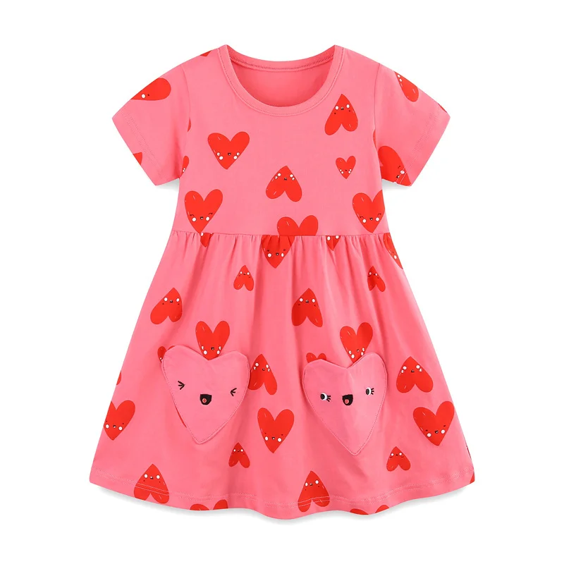 

Jumping Meters 2-7T New Arrival Summer Girls Dresses Cute Kids Hot Selling Baby Summer Frocks Clothes Frocks Party Birthday