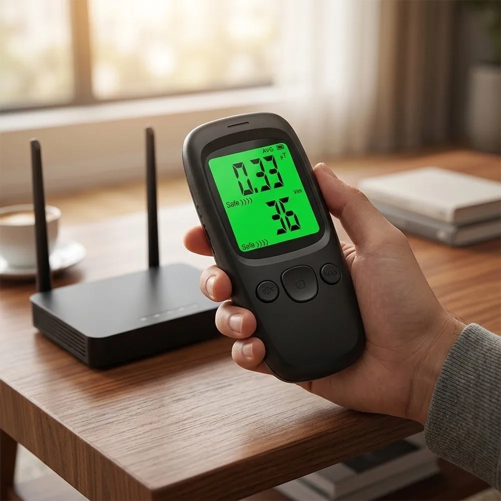 DM161B EMF Tester for Evaluating Electromagnetic Environment Around Computers Laptops and Peripheral Power Adapters