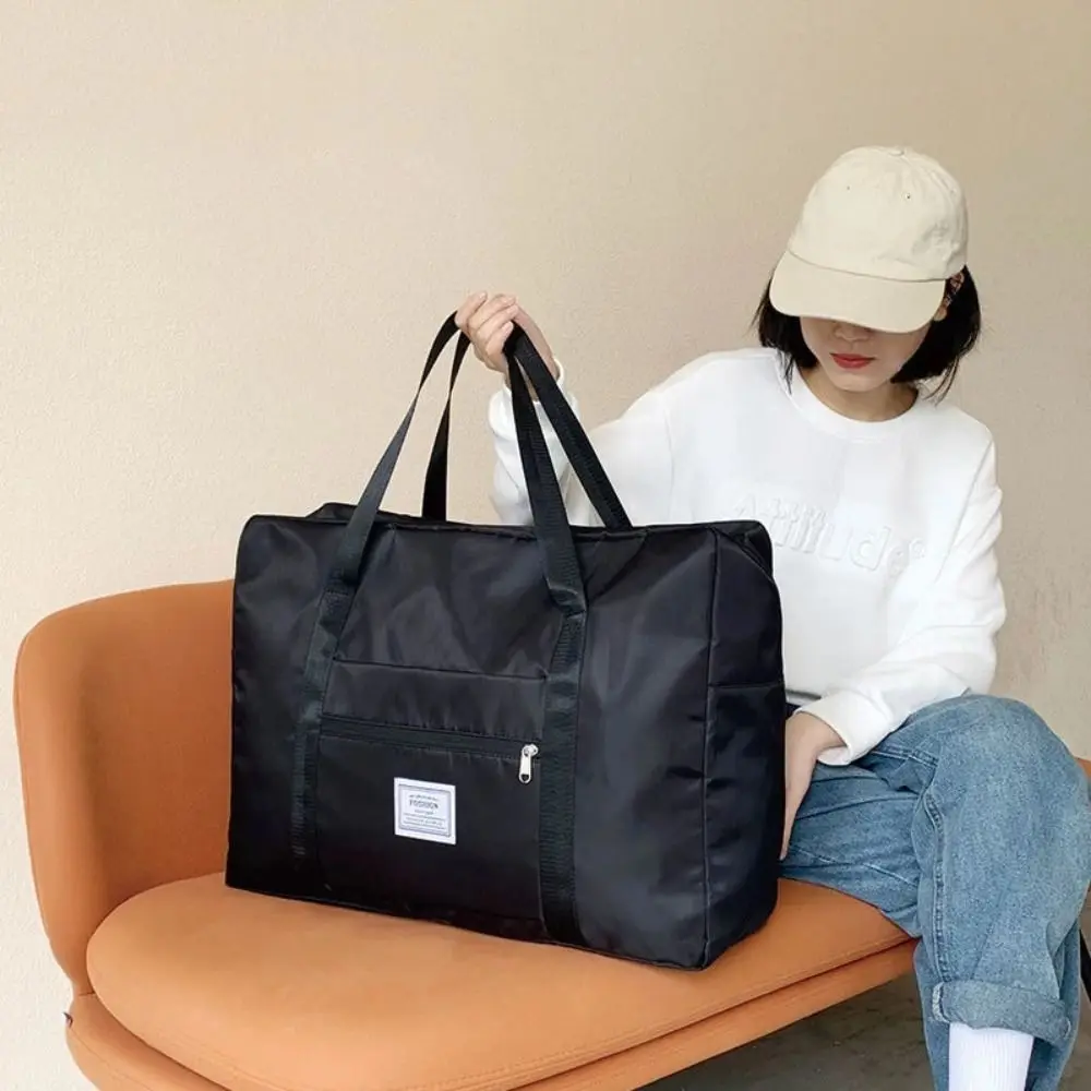 Oxford Cloth Travel Storage Bag Folding Large Capacity Travel Luggage Bag Multifunction Waterproof Trip Handbags Storage Bag