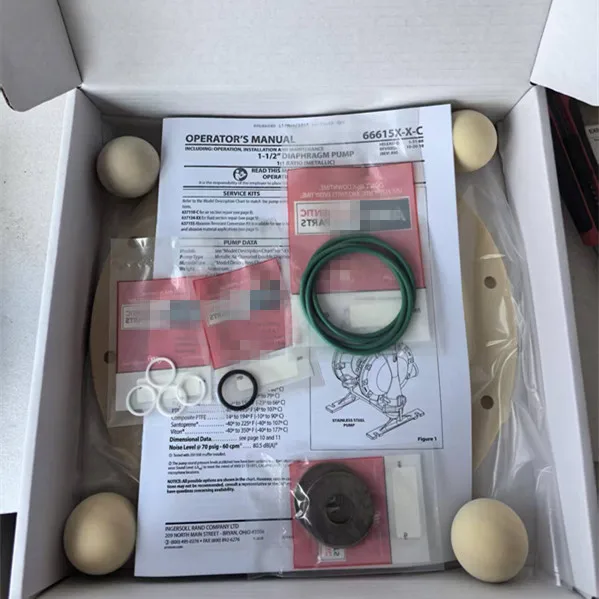 In Stock Fast Ship Diaphragm Pumps Repair Kit 637124-EB Maintenance Parts Set For Pneumatic Air Pump Liquid Wet End Section