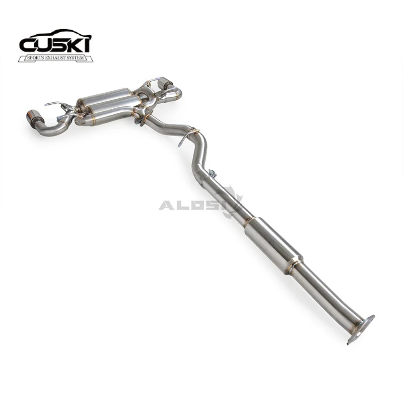 ماسورة عادم على شكل قطة لسوبارو BRZ 2.4 2020-2024 نظام عادم صمام ذكي عالي الأداء ترقية طاقة عادم السيارة