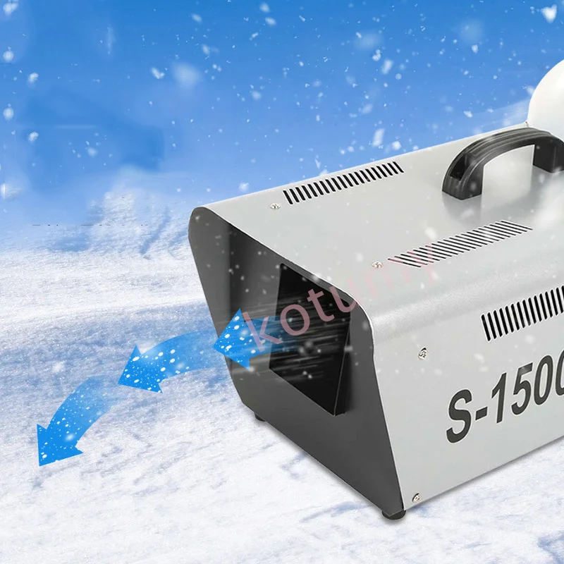 หิมะประดิษฐ์ขนาดเล็กเครื่องสําหรับในร่ม 1500 W/600 W Snowflake Maker สําหรับคริสต์มาสฮาโลวีนงานแต่งงานการถ่ายภาพ Party