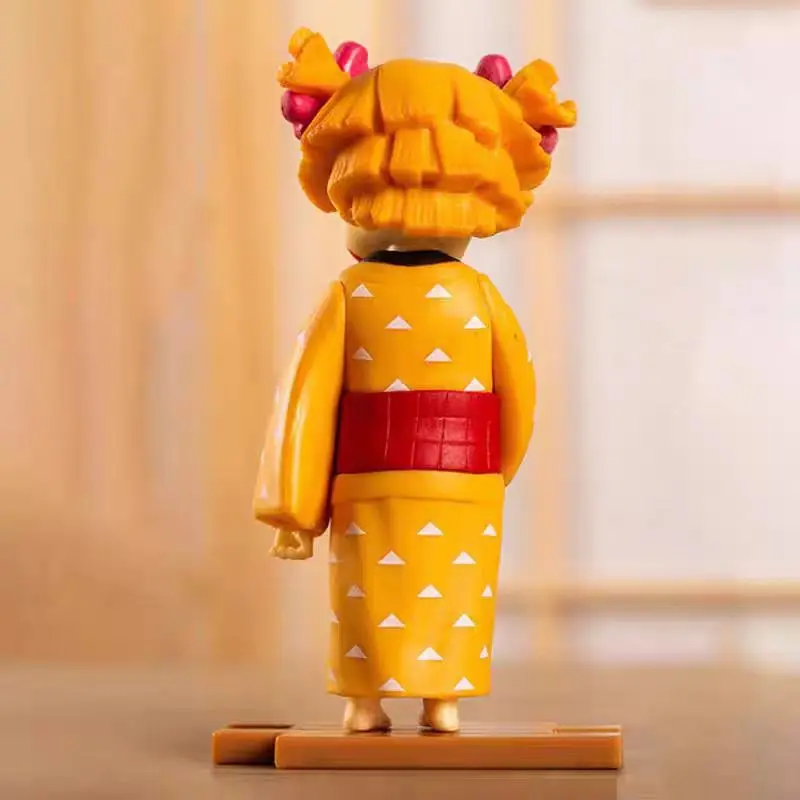 Anime Demon Slayer Blade Flower Street Chapter Bag Charcoal Jiro My Wife Shanyi Handmade Model Doll Desktop Ornament Gift Toys